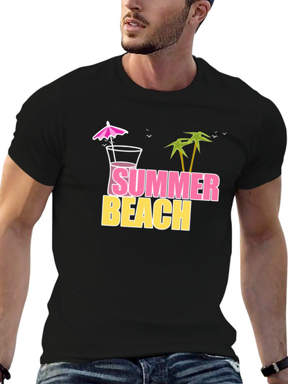 Summer Beach Graphic T-Shirt