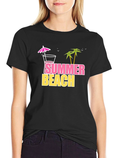 Summer Beach Graphic T-Shirt