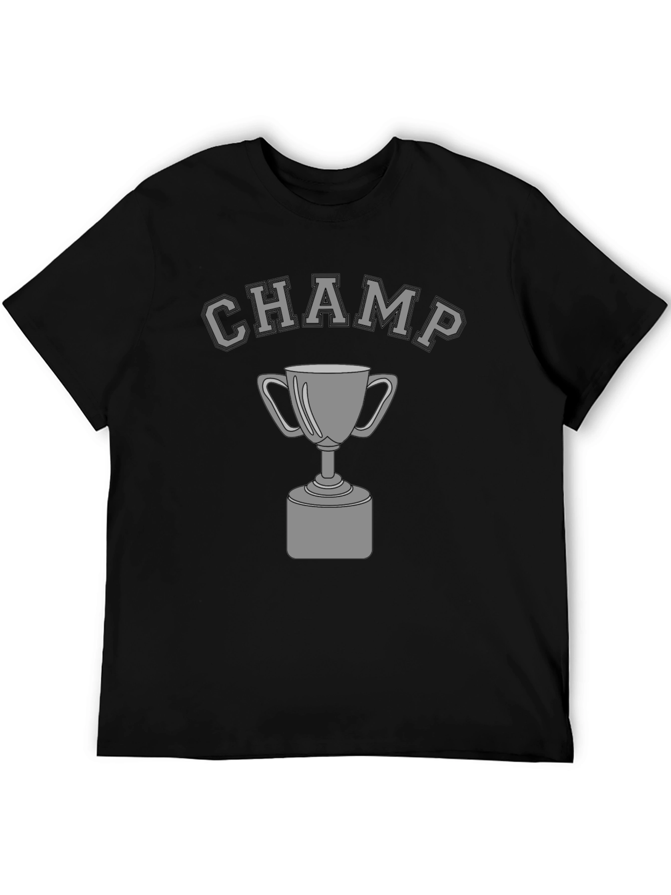 Champ Graphic Tee - Black Short Sleeve T-Shirt