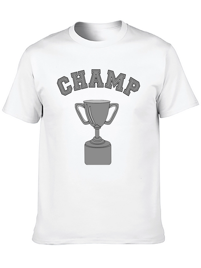 Champ Graphic Tee - Black Short Sleeve T-Shirt