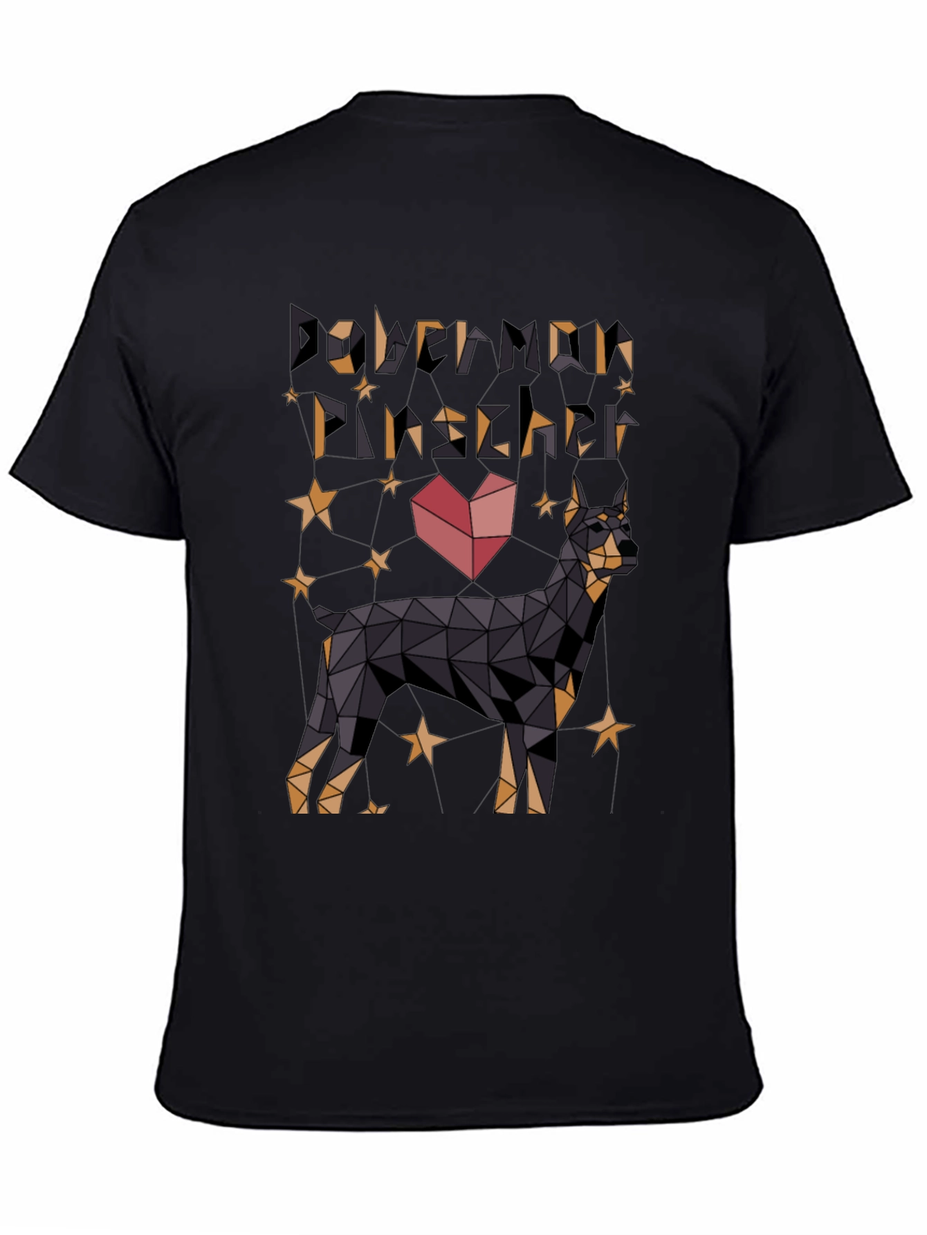 Geometric Doberman Pinscher T-Shirt