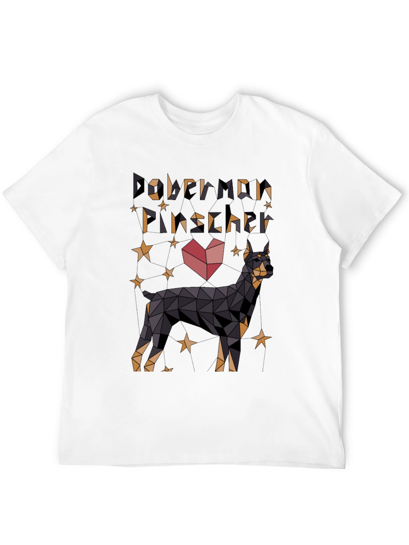 Geometric Doberman Pinscher T-Shirt