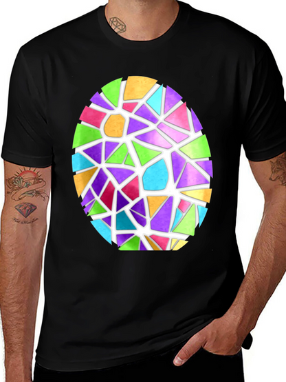 Stained Glass Egg Graphic Tee