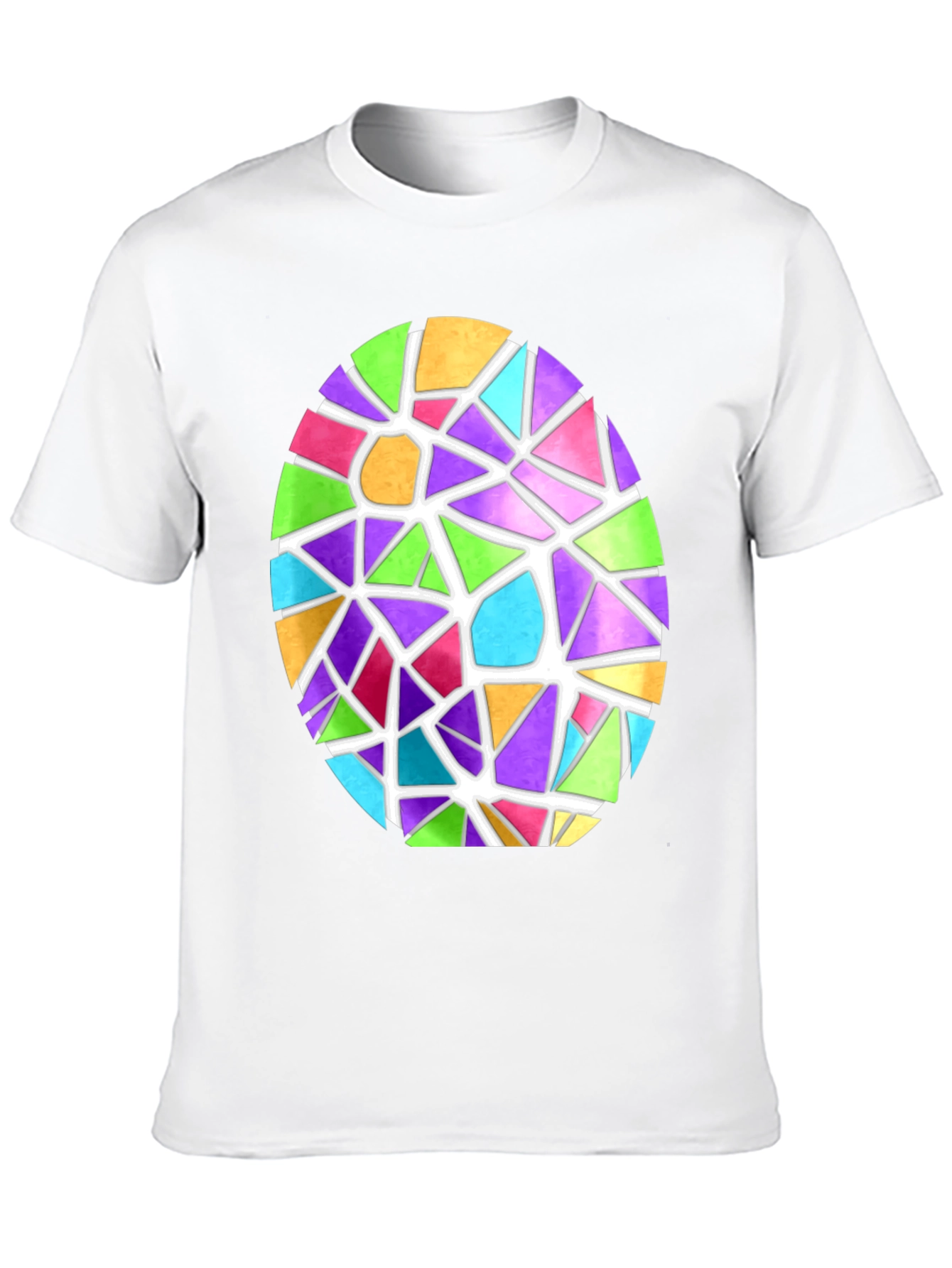 Stained Glass Egg Graphic Tee