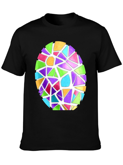 Stained Glass Egg Graphic Tee