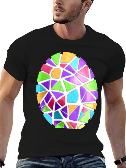 Stained Glass Egg Graphic Tee