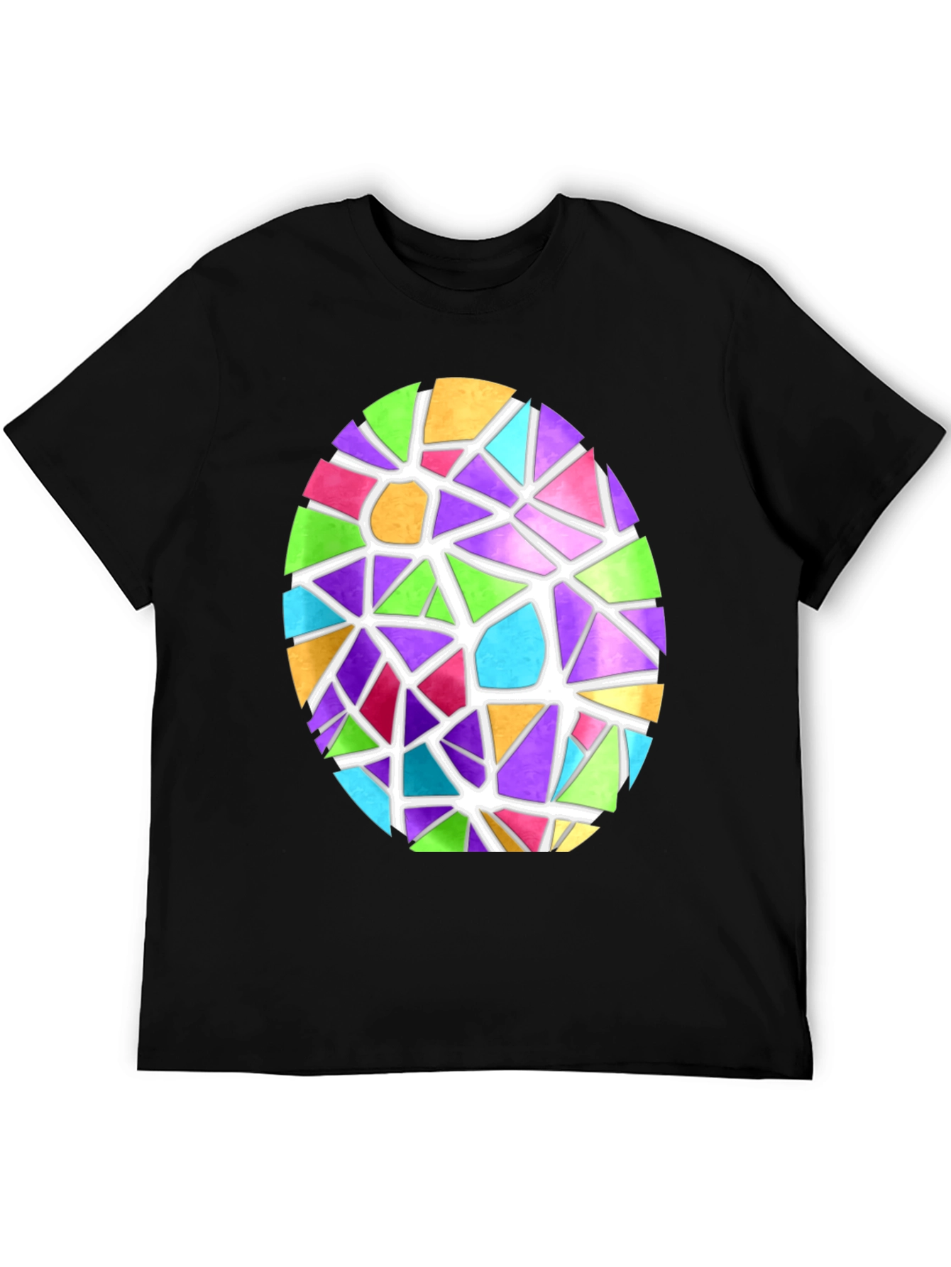 Stained Glass Egg Graphic Tee