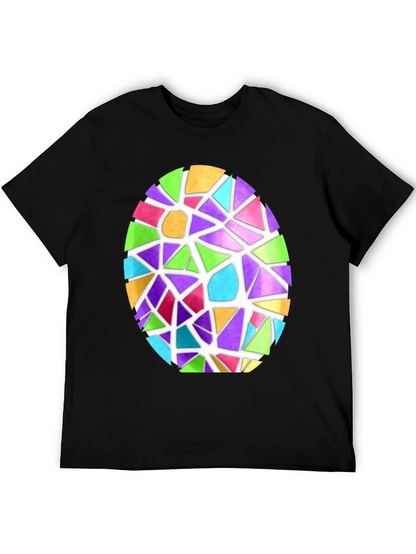 Stained Glass Egg Graphic Tee
