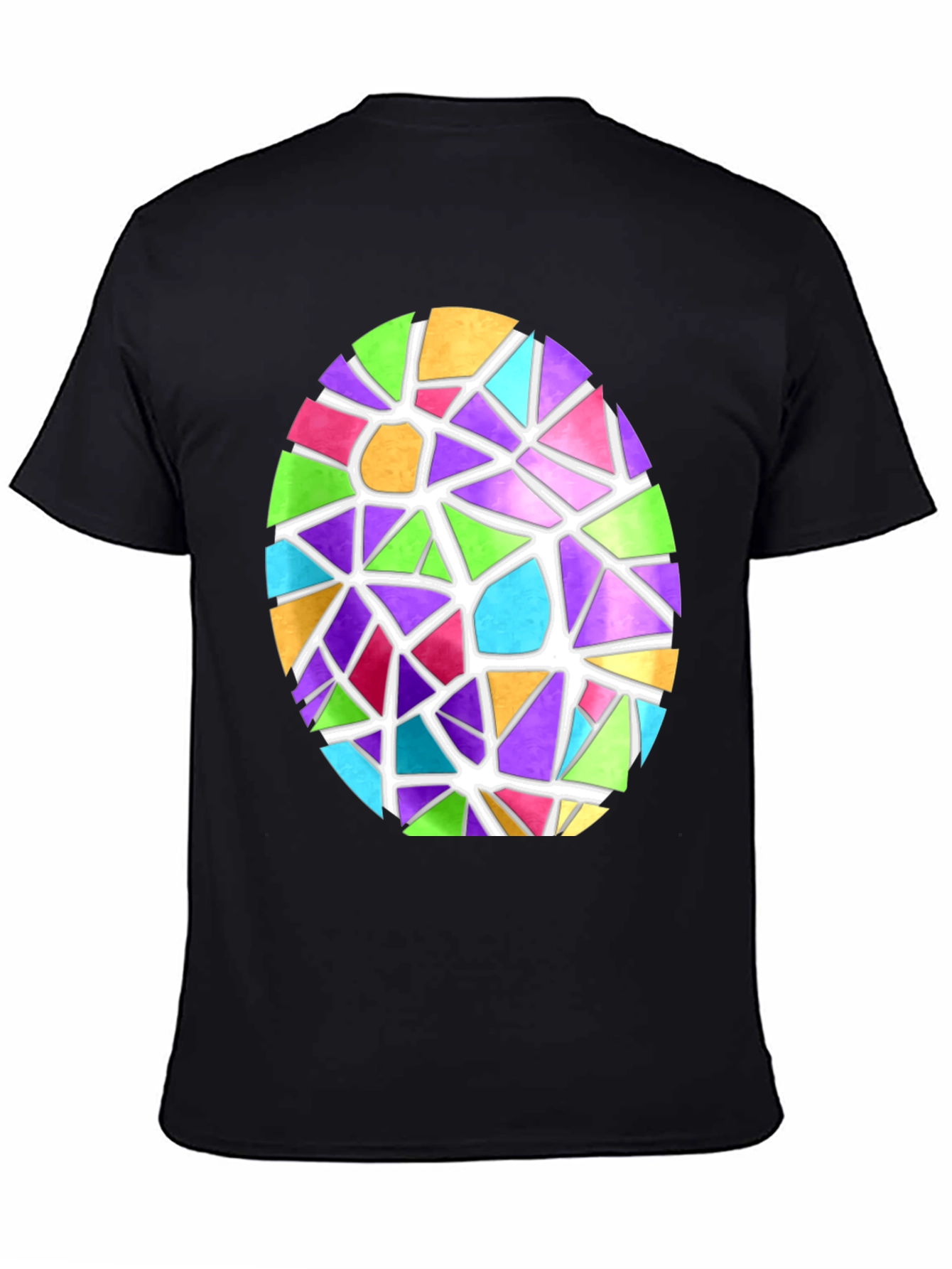 Stained Glass Egg Graphic Tee