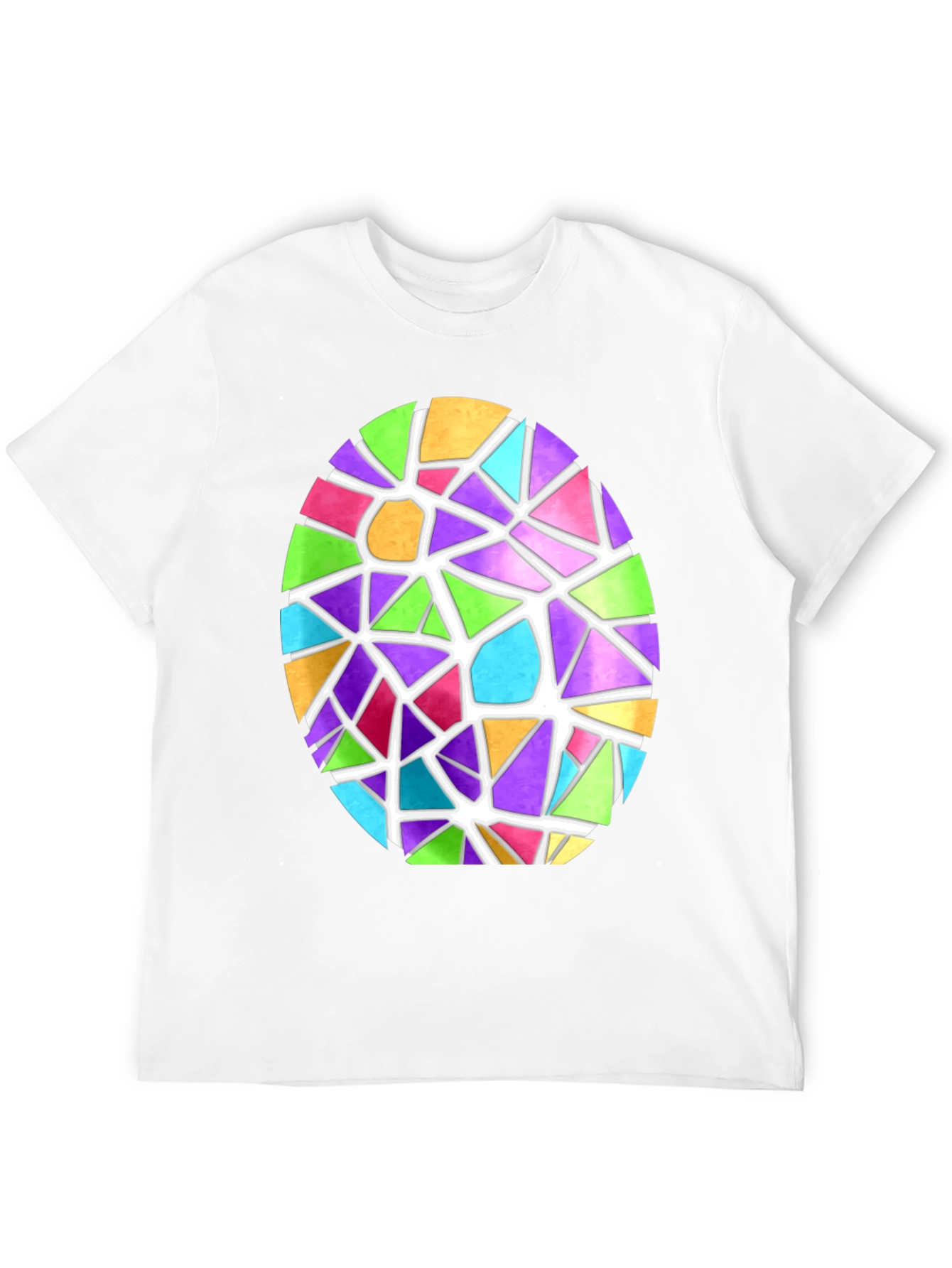 Stained Glass Egg Graphic Tee