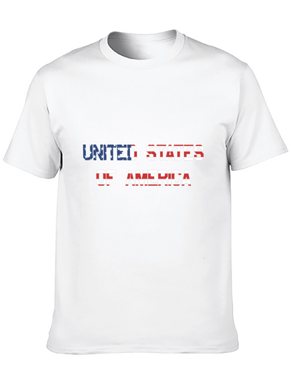 USA Flag T-Shirt Patriotic Design