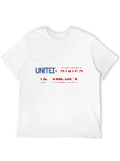 USA Flag T-Shirt Patriotic Design