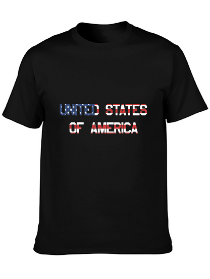 USA Flag T-Shirt Patriotic Design