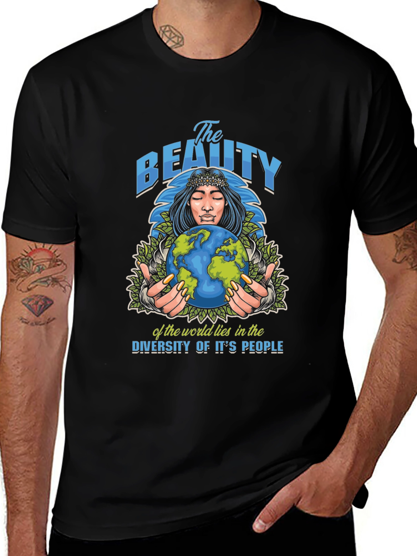 Diversity Graphic T-Shirt - World Peace Tee