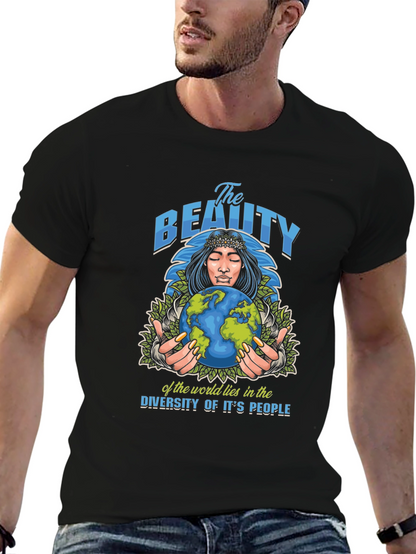 Diversity Graphic T-Shirt - World Peace Tee