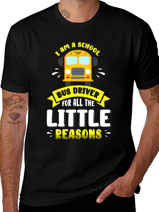 School Bus Driver T-Shirt - Little Reasons