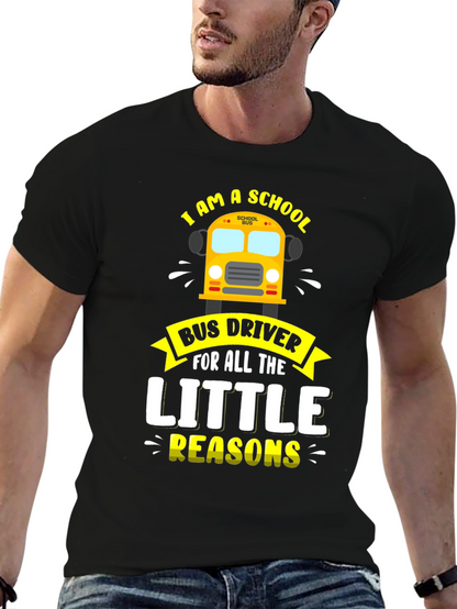School Bus Driver T-Shirt - Little Reasons