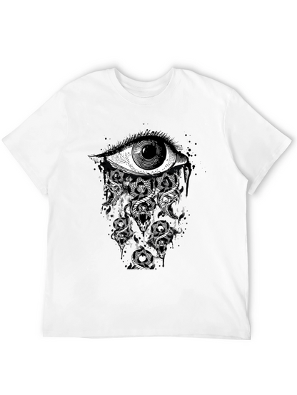 Eye & Snakes Graphic Tee - Black