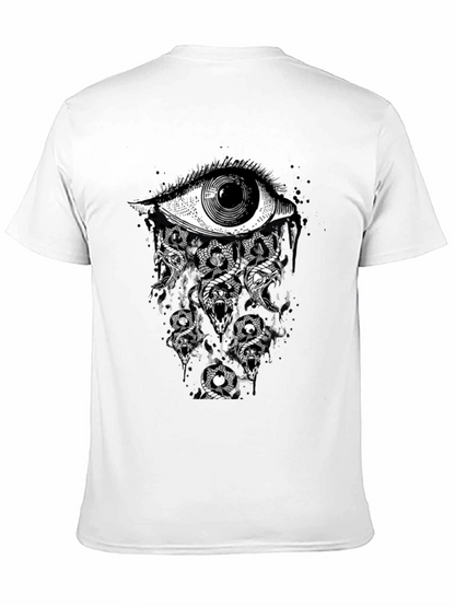 Eye & Snakes Graphic Tee - Black