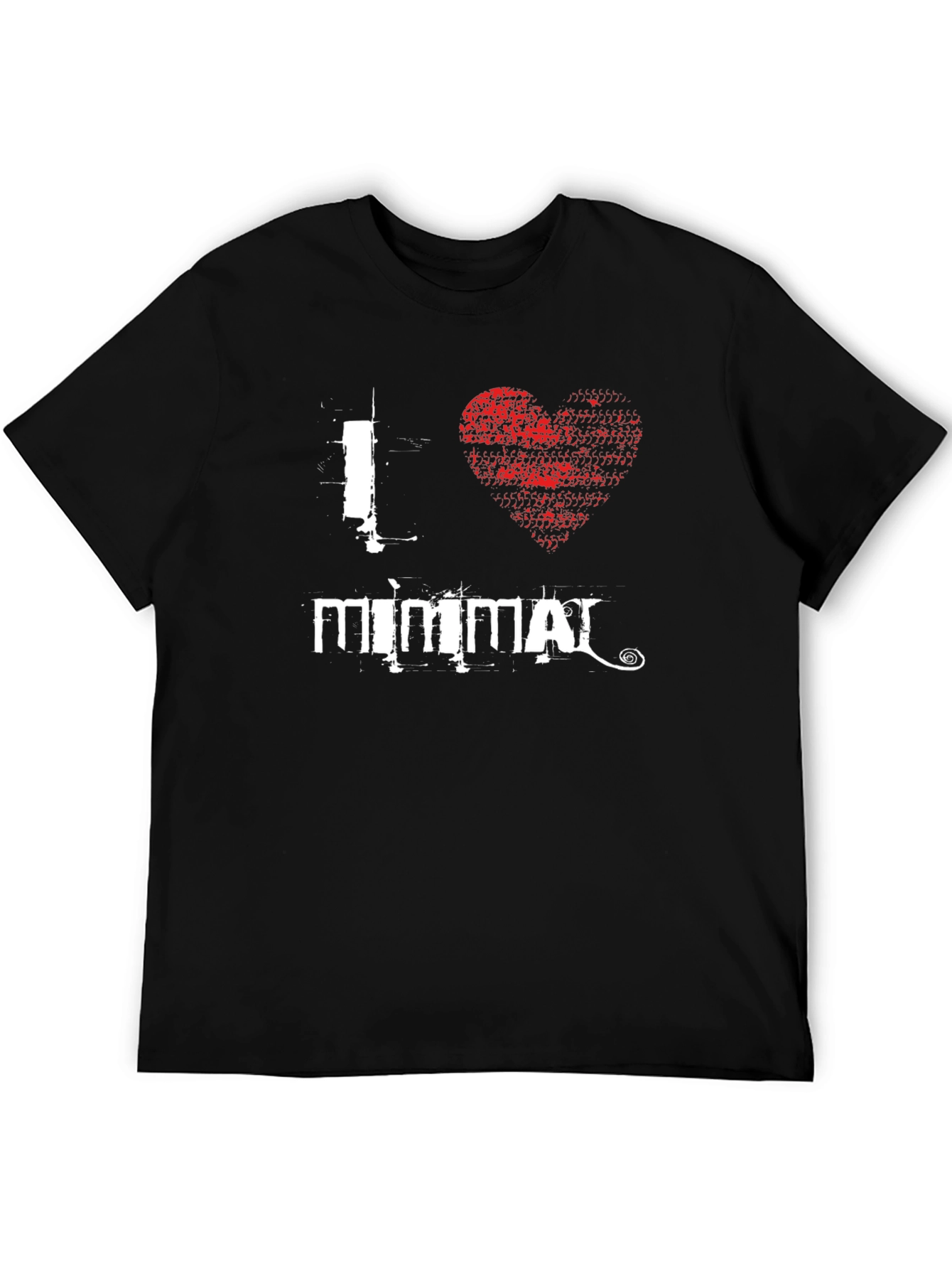 I Love Mimmai Black Graphic T-Shirt