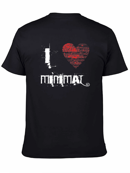 I Love Mimmai Black Graphic T-Shirt