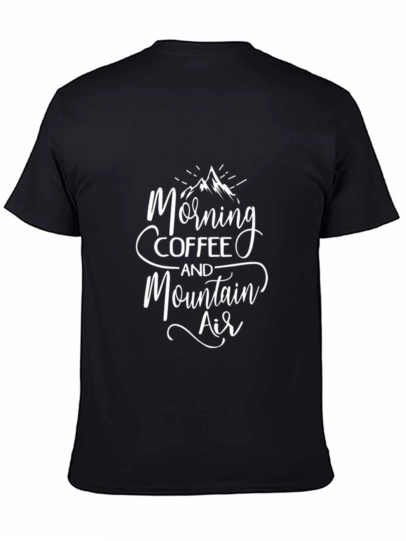 Morning Coffee & Mountain Air Graphic Tee