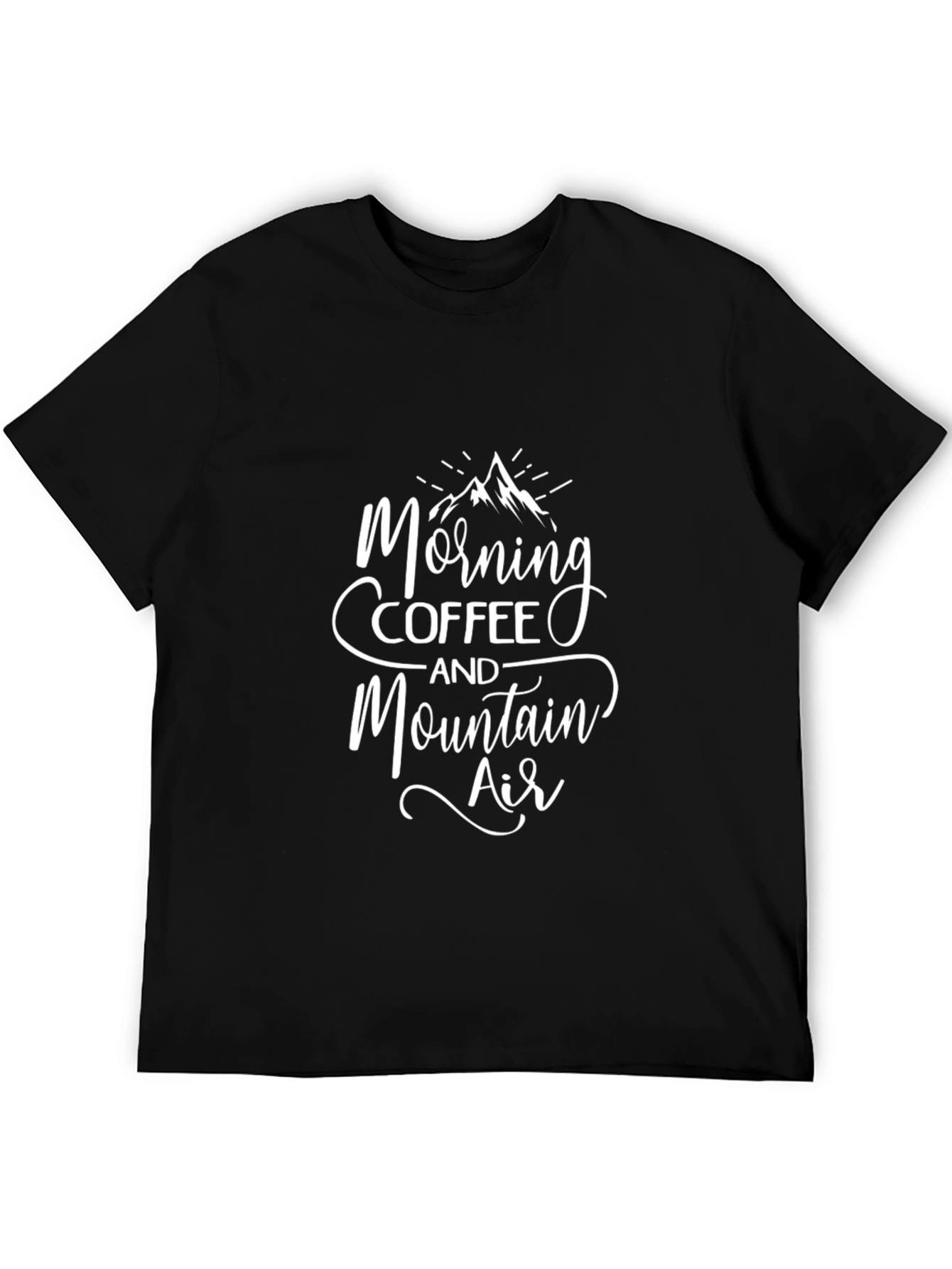 Morning Coffee & Mountain Air Graphic Tee
