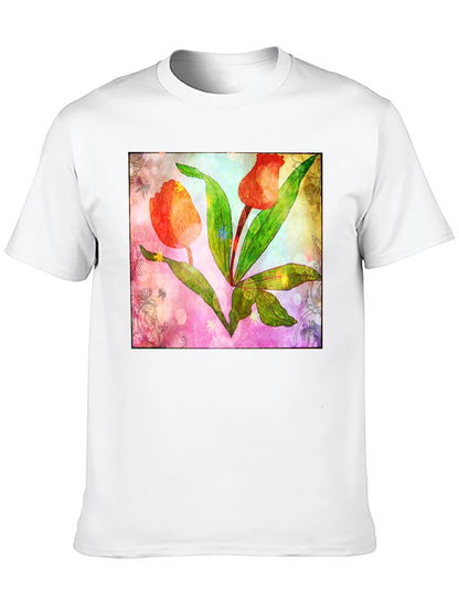 Floral Tulip Graphic T-Shirt