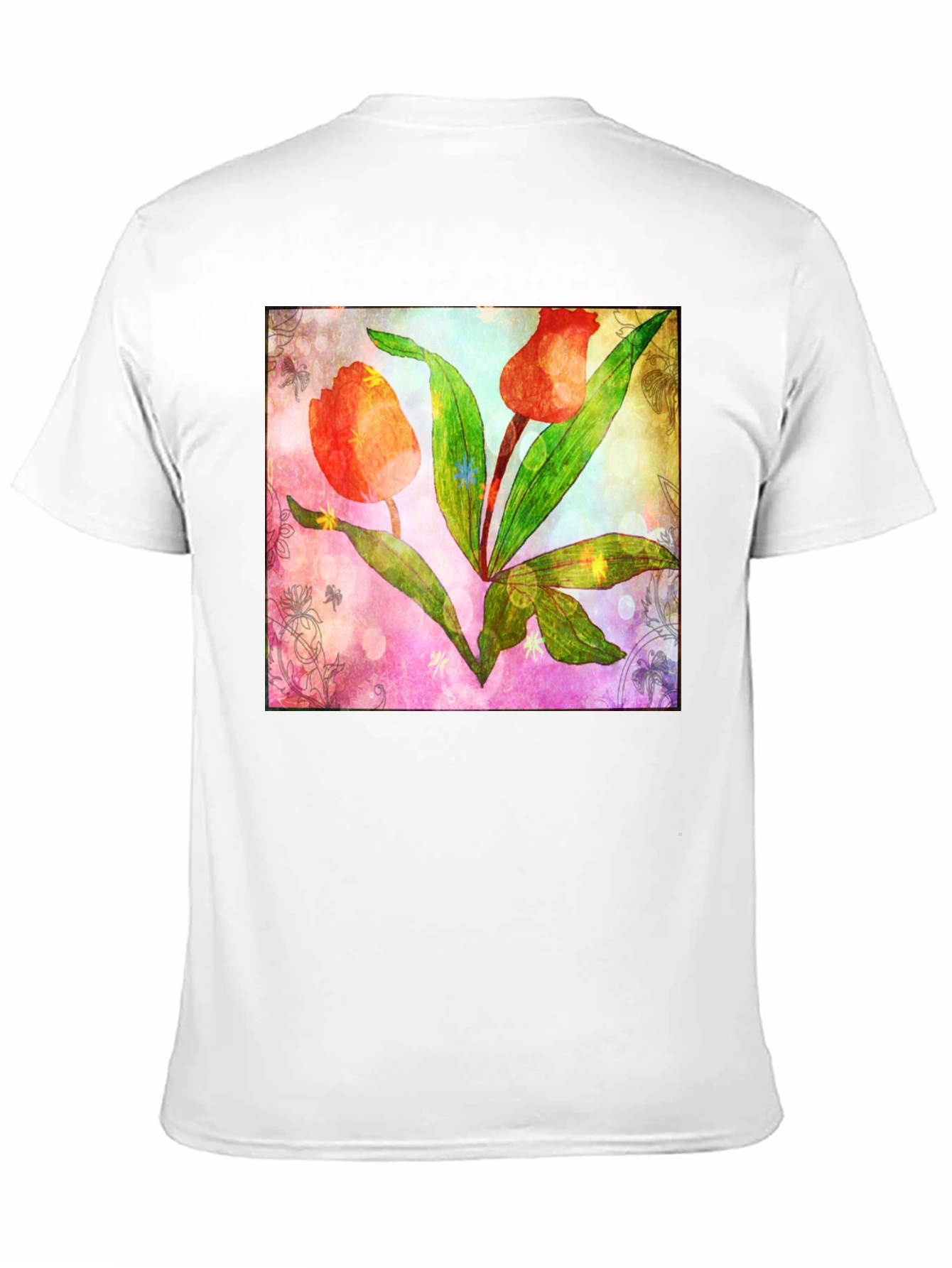 Floral Tulip Graphic T-Shirt