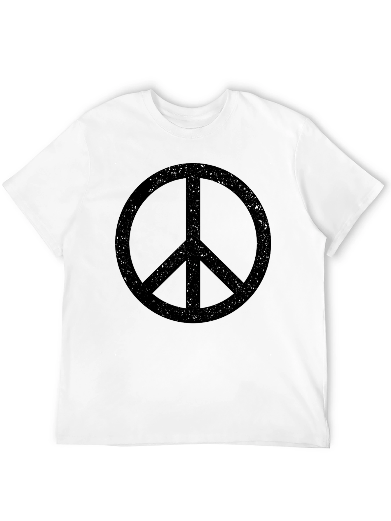 Retro Peace Sign T-Shirt - Black Graphic Tee