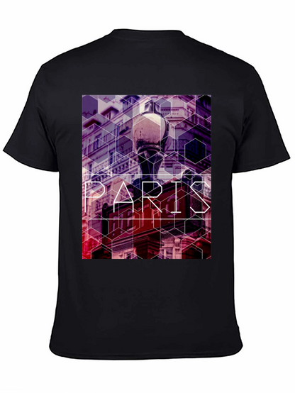 Paris Graphic T-Shirt - Trendy Geometric Print