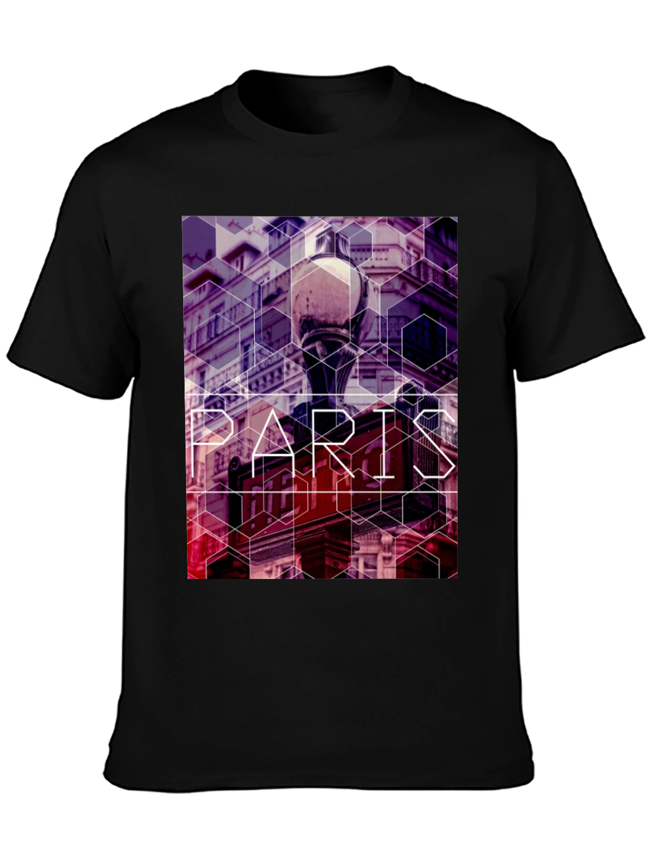 Paris Graphic T-Shirt - Trendy Geometric Print