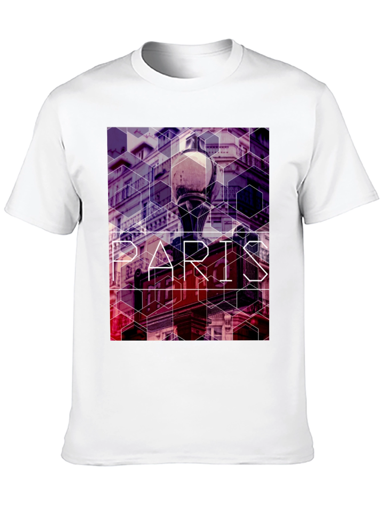 Paris Graphic T-Shirt - Trendy Geometric Print