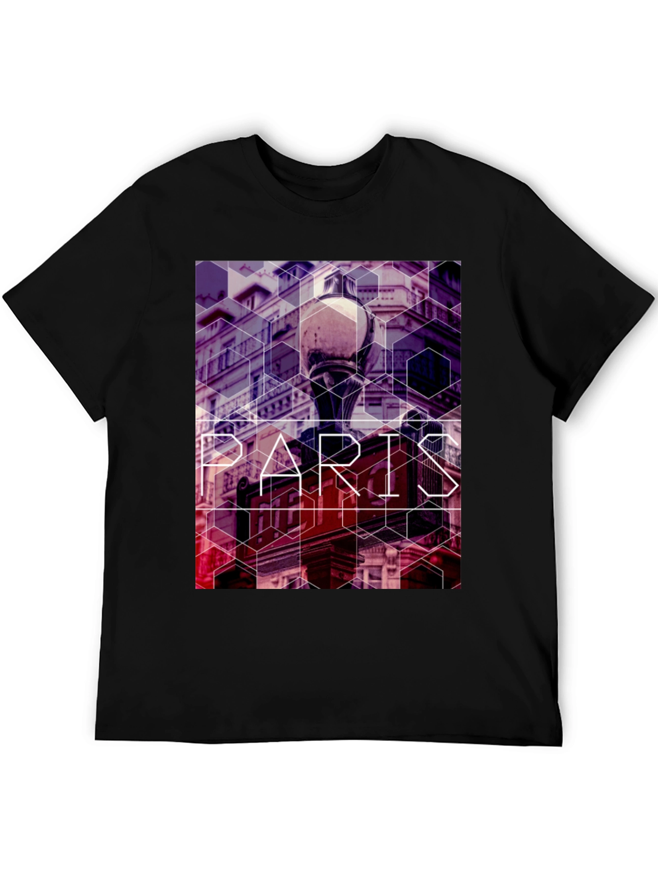 Paris Graphic T-Shirt - Trendy Geometric Print