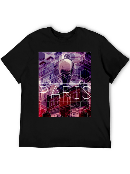 Paris Graphic T-Shirt - Trendy Geometric Print