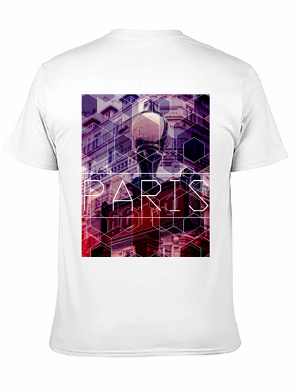 Paris Graphic T-Shirt - Trendy Geometric Print