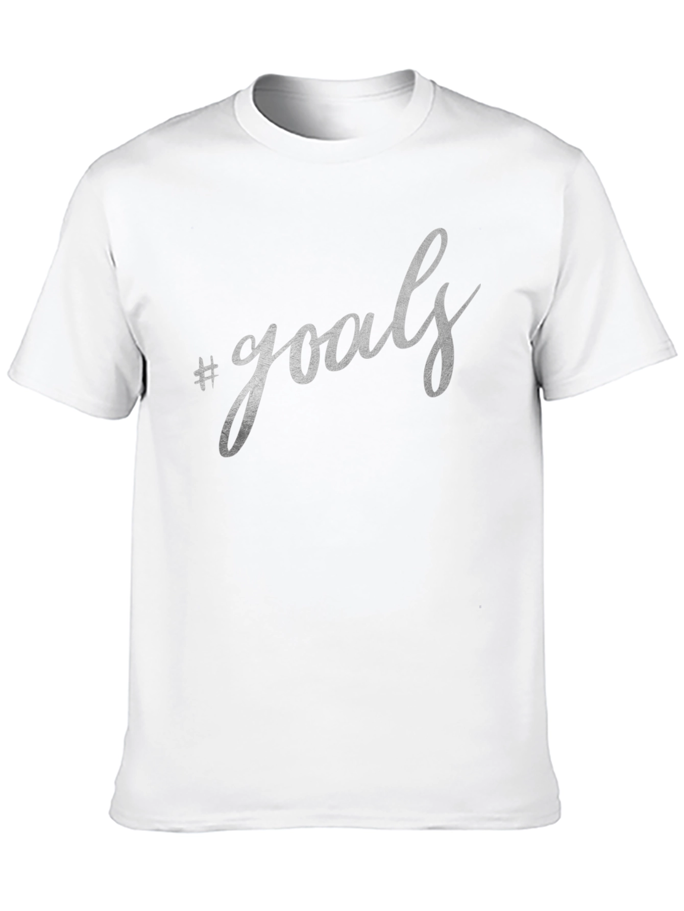 #Goals Graphic Print Black T-Shirt - Stylish and Trendy