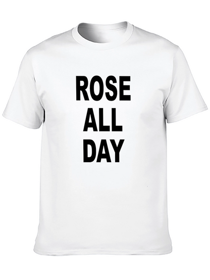 Rose All Day Graphic Tee - Casual Comfort