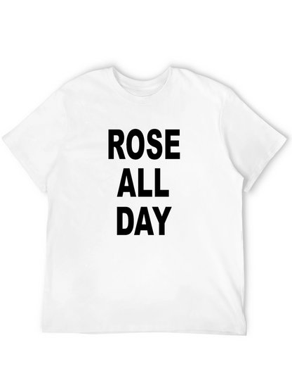 Rose All Day Graphic Tee - Casual Comfort