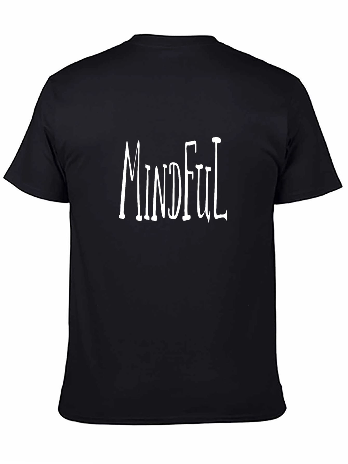 Mindful Black Tee - Zen Vibes