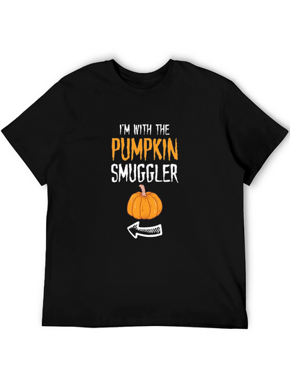 Pumpkin Smuggler T-Shirt - Halloween Humor Tee