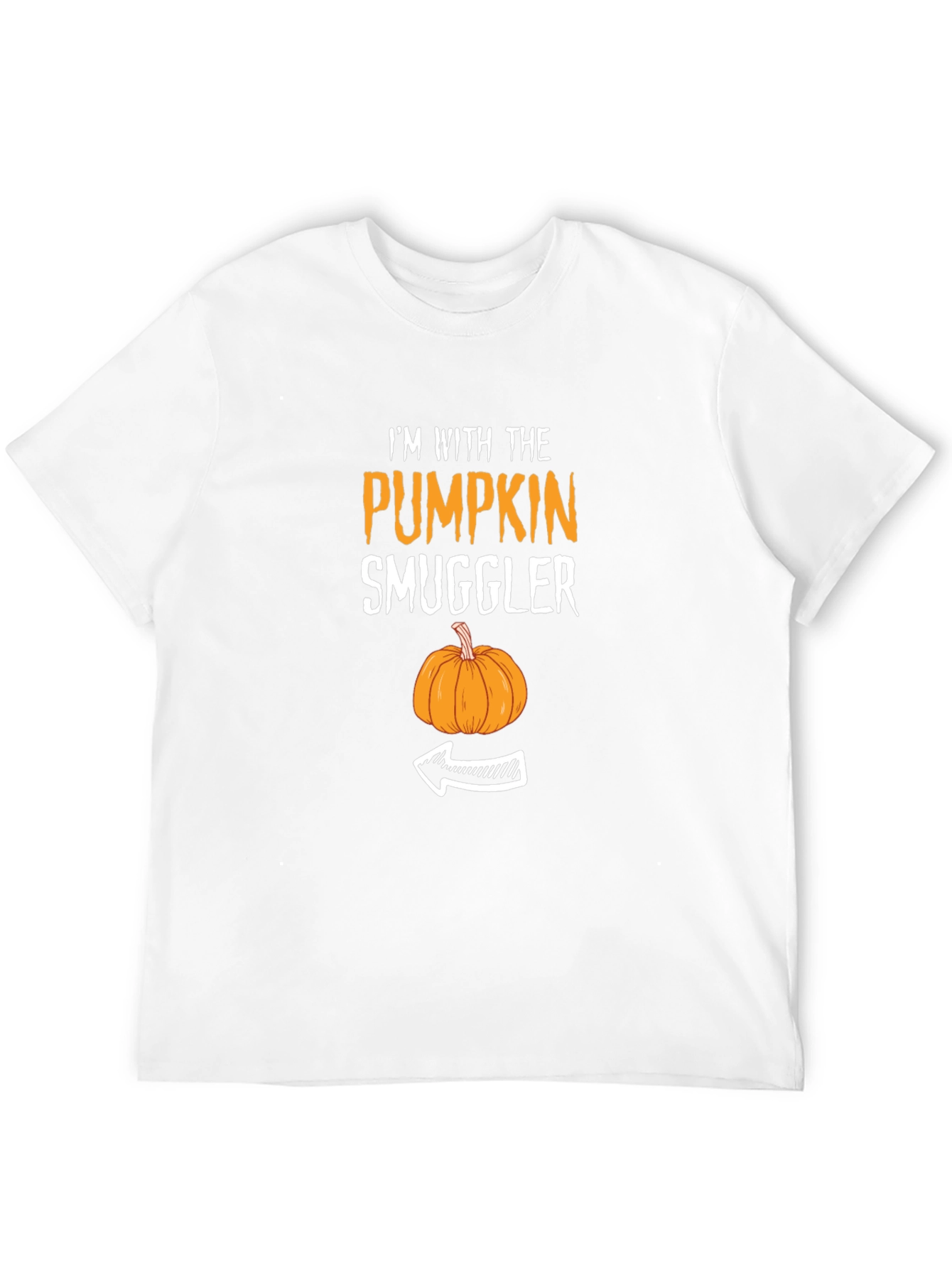 Pumpkin Smuggler T-Shirt - Halloween Humor Tee