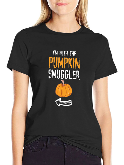 Pumpkin Smuggler T-Shirt - Halloween Humor Tee