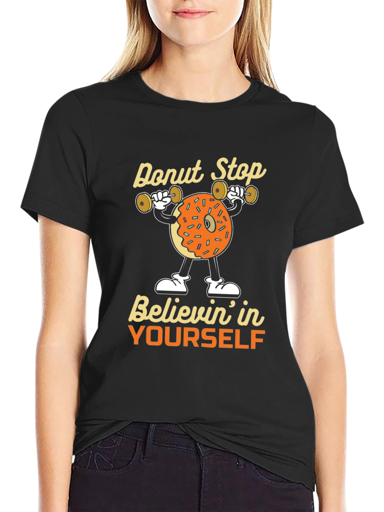 Donut Stop Believing Graphic Tee