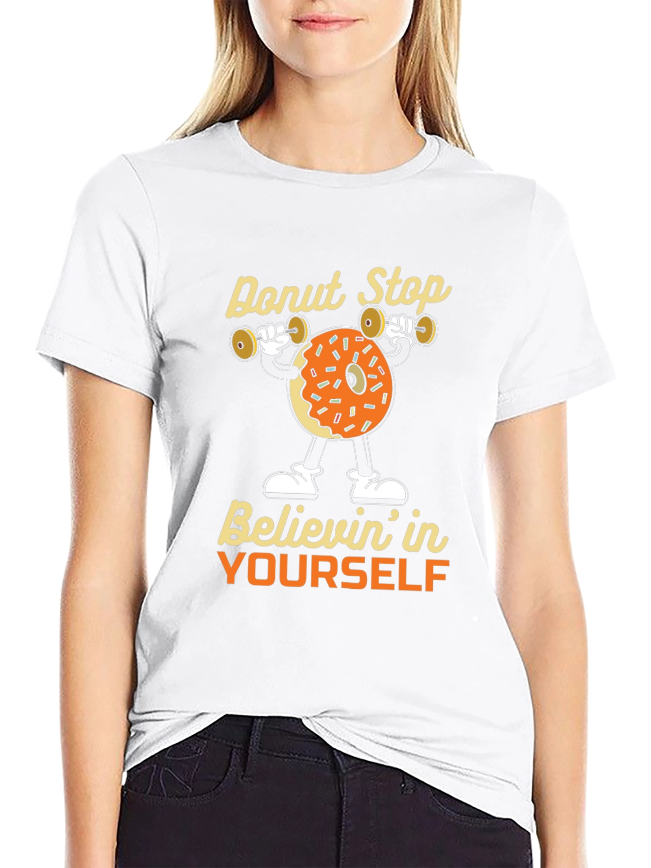 Donut Stop Believing Graphic Tee