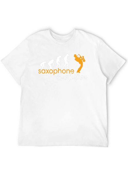 Saxophone Evolution Graphic T-Shirt - Musicians Tee