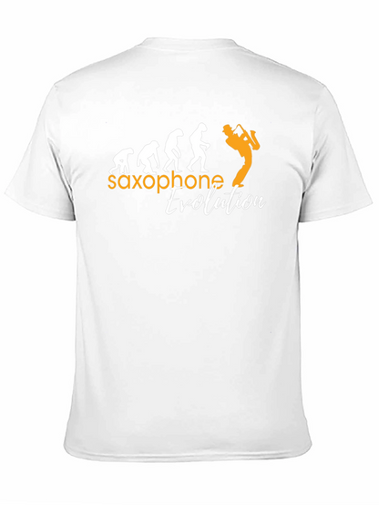 Saxophone Evolution Graphic T-Shirt - Musicians Tee