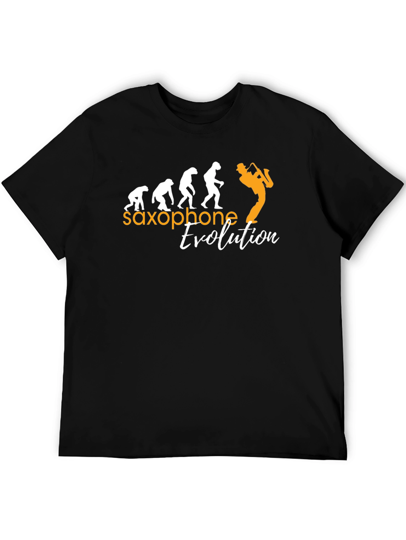 Saxophone Evolution Graphic T-Shirt - Musicians Tee