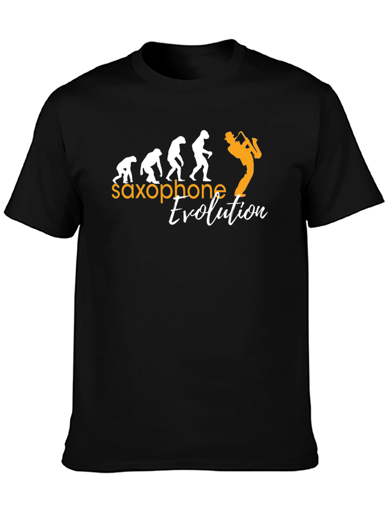 Saxophone Evolution Graphic T-Shirt - Musicians Tee