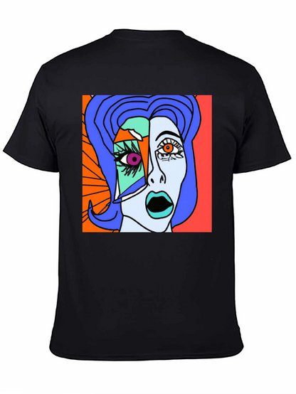 Abstract Art Graphic T-Shirt - Modern Stylish Tee